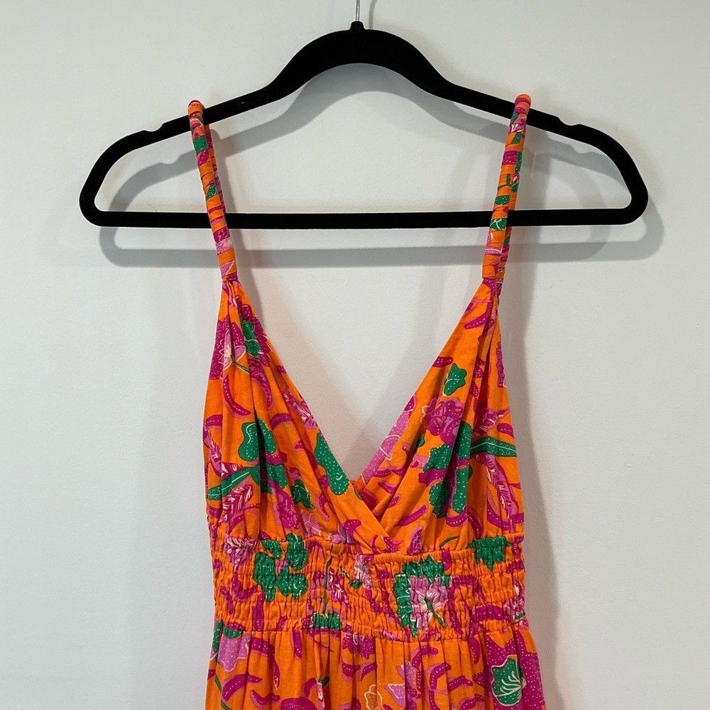 Derek Lam 10 Crosby Cecelia Floral Tiered Midi Dress - Picture 5 of 9